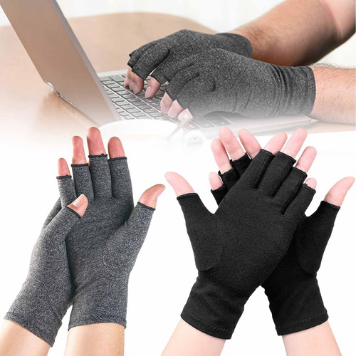 2 Pairs Guantes De Bambú Para La Artritis