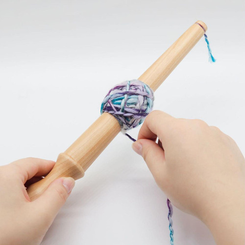 ( Wood Center Pull Ball Yarn Winder Yarn String Storage