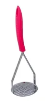 Comprar Pisa Papas Carol Acero Inoxidable Mango Fucsia De Plástico 
