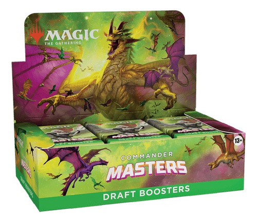Draft Booster Box Magic Commander Masters - Ingles