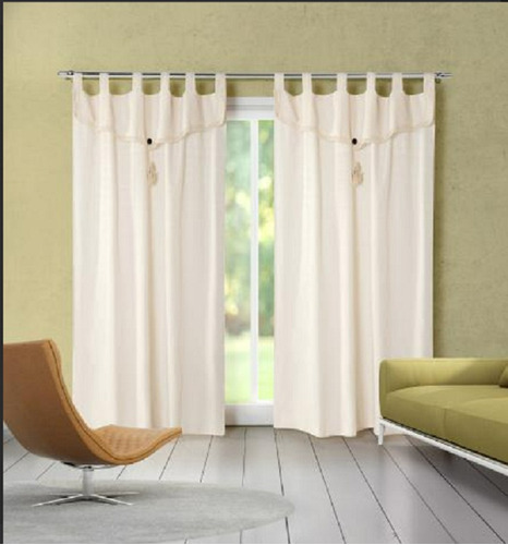 Cortinas Ambiente Rústica Galon Agarraderas Envio Gratis Exc