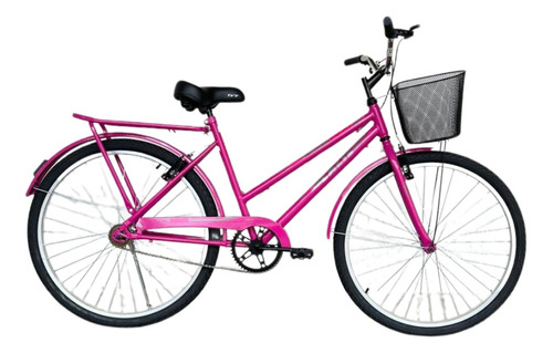 Bicicleta Passeio Calil Veneza Bike Aro 26 V-break - Pink