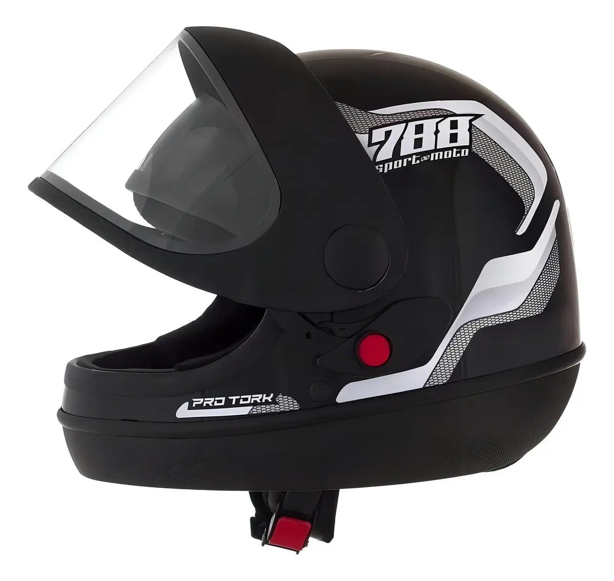 Capacete Para Moto Pro Tork Sport Moto 788 Cor Branco Tamanho do capacete 60