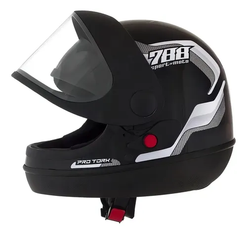 Capacete Para Moto Pro Tork Sport Moto 788 Cor Branco Tamanho do capacete 60