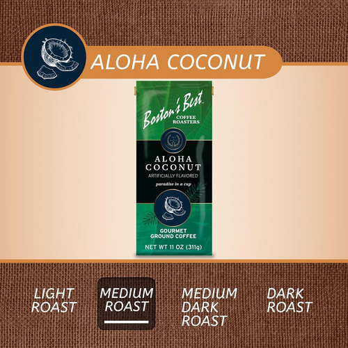 El Mejor Café De Boston: Café Con Sabor A Coco Aloha, Delici