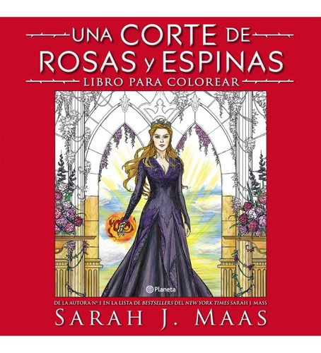 Imagen 1 de 1 de Libro Para Colorear Una Corte De Espinas Y Rosas - Sara Maas