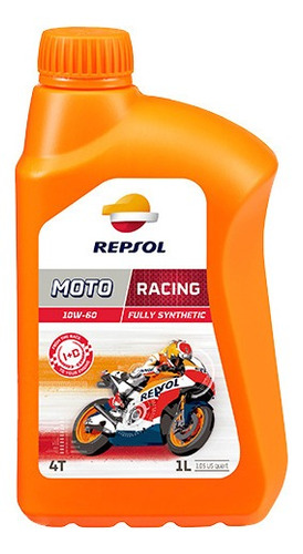 Óleo Repsol Moto Racing 10w60 4t 1 Litro 100% Sintético