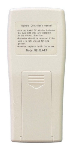 Control Para Minisplit Aire Acondicionado Yjea18fs-ada