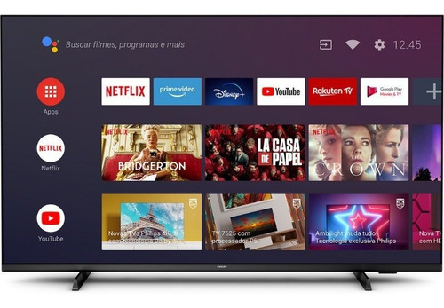 Imagem 3 de 4 de Smart Tv Philips 70 Uhd Led 4k 70pug7406/78