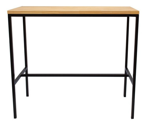 Imagen 3 de 3 de Mesa Exterior Madera Y Hierro