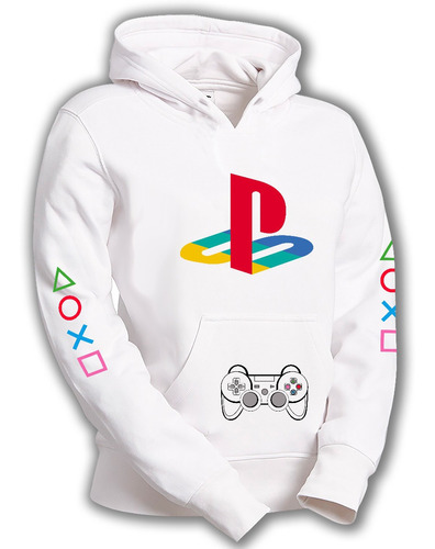 Sudadera Con Gorro Play Station Color