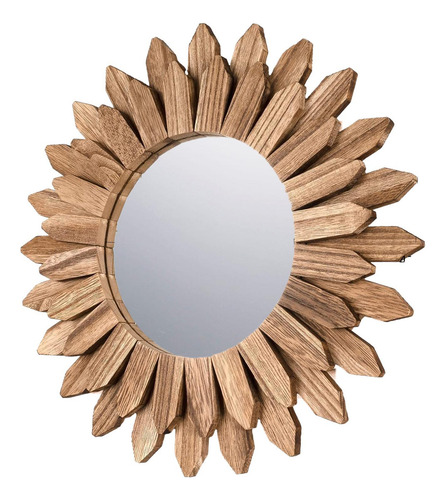 Espejo De Pared Redondo De Madera Para Maquillaje, Para