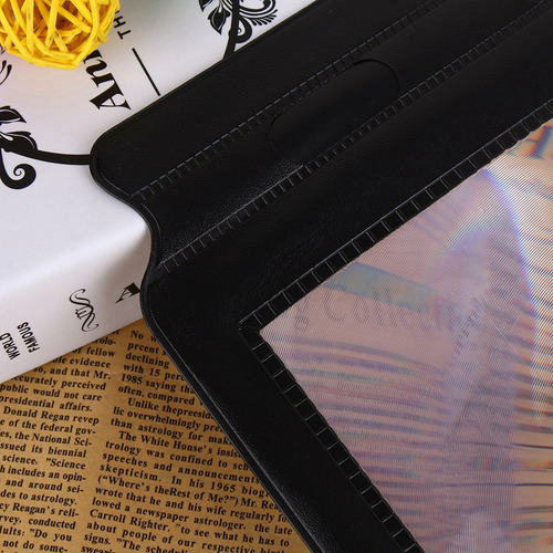 Ks Libro Con Lupa Grande, Tamaño A4, Página Completa, 3x