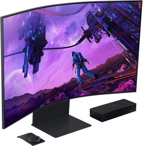 Monitor Gamer Samsung con pantalla de 55" 165Hz 220V y resolución 4K