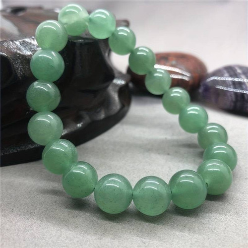 Pulsera Cuarzo Verde Unisex Equilibrio Salud Energia 8mm