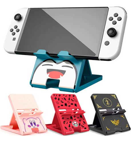 Soporte Base Para Nintendo Switch Mario Zelda Kirby Stand