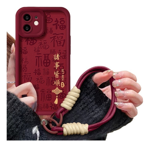 Capa De Cordão Para Oneplus 9r 1+8t 11r/ace2 Redmi Note11pro