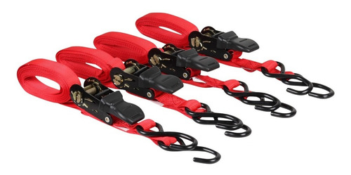 Tensores Eslingas De Carga Con Matraca 4 Piezas Mikels T-3m