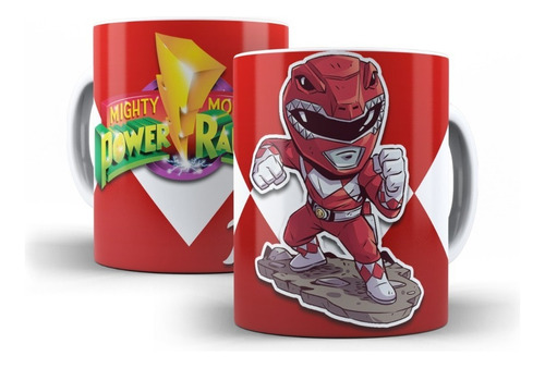 Mugs Power Ranger Rojo Pocillo