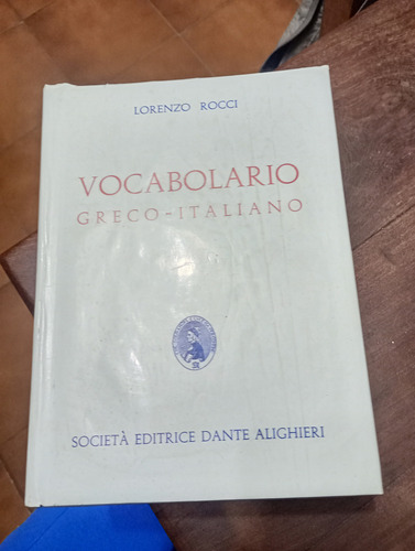 Lorenzo Rocci Vocabulario Greco- Italiano Envíos! (Usado)