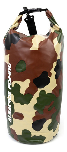 Bolsa Mochila Estanque Ecobag Albatroz Prova D'agua 30l Pvc Cor Camuflado Desenho Do Tecido Camuflado