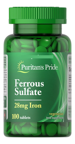 Hierro (iron) 28mg 100 Tabletas Puritans Pride / Yoursups
