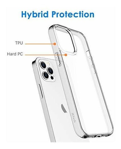 Funda Para iPhone 12 Pro Max De Parte Trasera Transparente