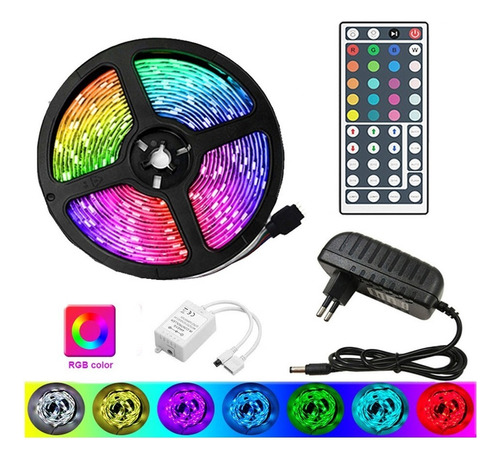 10 Metros Multicolor Rgb Led Tira Rollo Decoración Luces