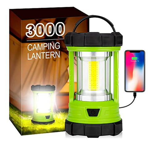 Linterna De Camping Led Recargable 3000lm