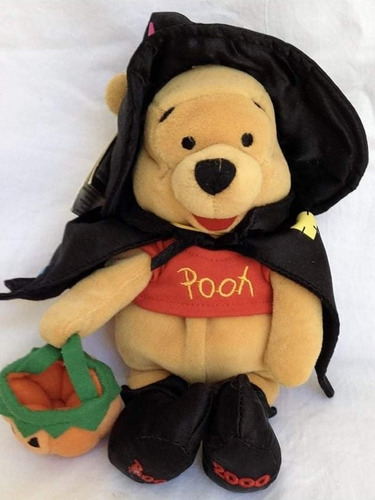 Peluche Winnie Pooh Halloween Disfraz De Brujita Usado 