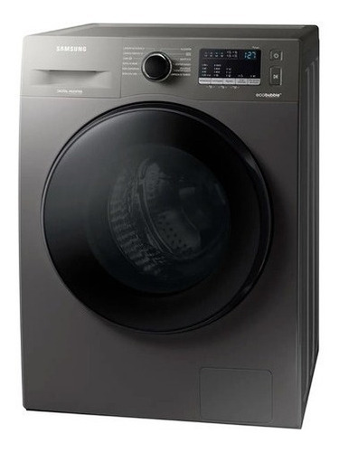Imagen 3 de 4 de Lavarropas automático Samsung WW90AA46B inverter silver 9kg 220 V