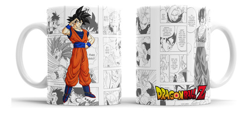 Kit Imprimible Plantillas Tazas Dragon Ball Z Sublimar M7