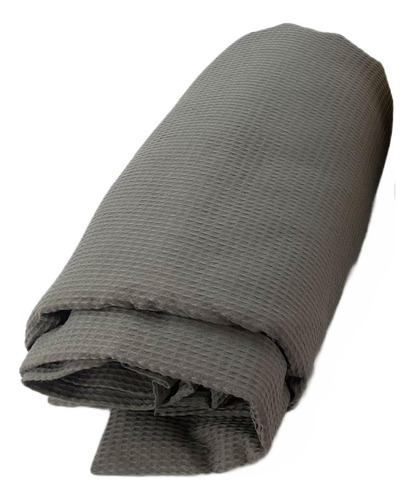 Colcha Tela Wafle Almoda Gris King Size