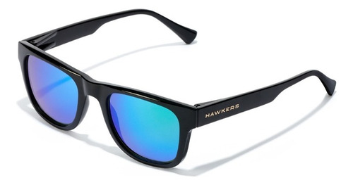 Gafas De Sol Hawkers Tox Hombre Y Mujer Elige Tu Color Lente Verde Armazón Negro