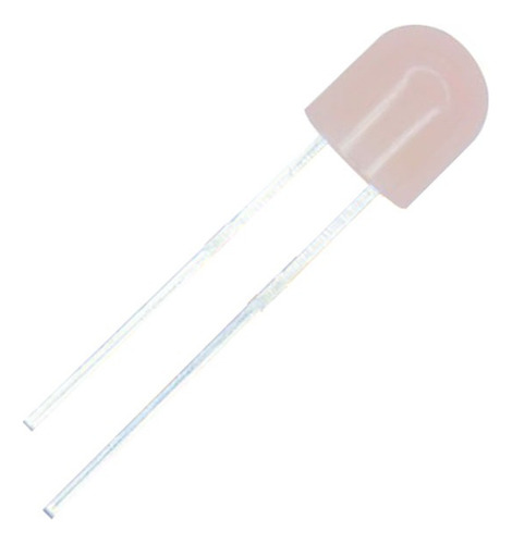 100 X Led 360 5mm Straw Hat 4.8mm Ultra Brillante Violeta