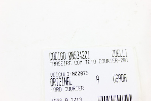 Traseira Com Teto Courier 96/13 Usado (201) (Usado)