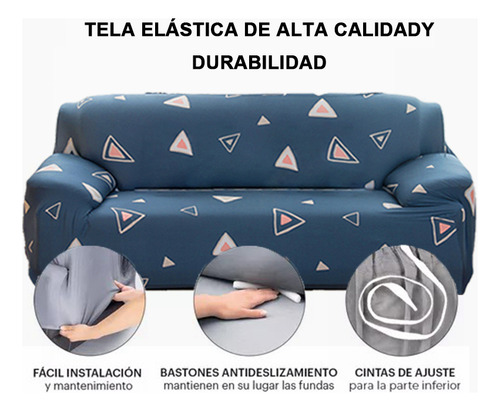 Protector De Funda De Sofá Lavable Set De 3 Elásticos