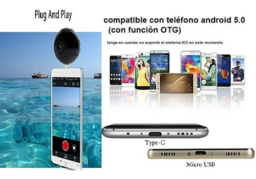 Camara 360 Grados Panoramica Para Celular Android