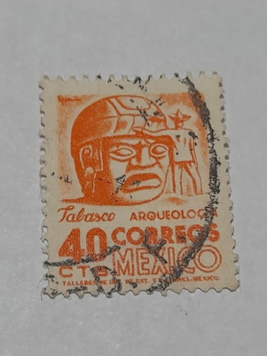 Estampilla       Tabasco Arqueología      501      E2