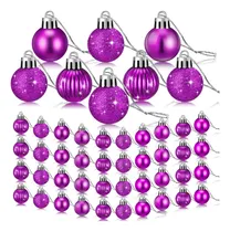 Comprar Sumind 48 Mini Esfera Navidad 1.2  Bola Miniatura Purpurina