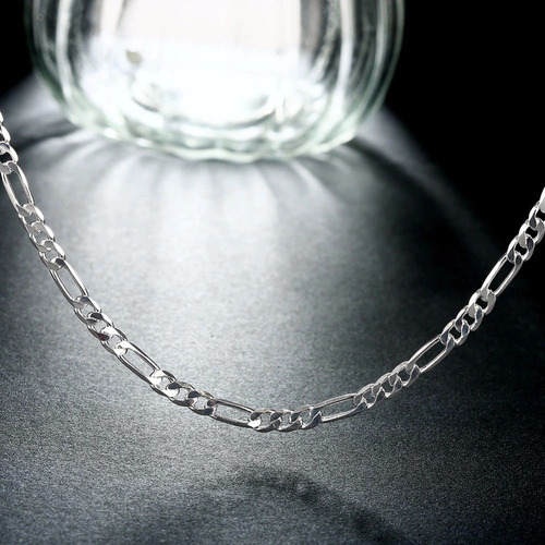 Imagen 2 de 6 de Cadena Modelo Cartier 70cm Eslabón 1.5mm Plata Fina | M11