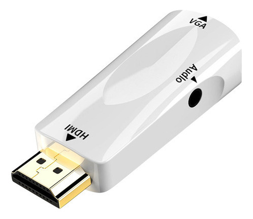 Adaptador Hdmi Macho A Vga Hembra, Convertidor De Vídeo De A