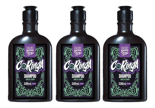 3 Shampoo Loud Coringa 230 Ml - Qod Barber Shop