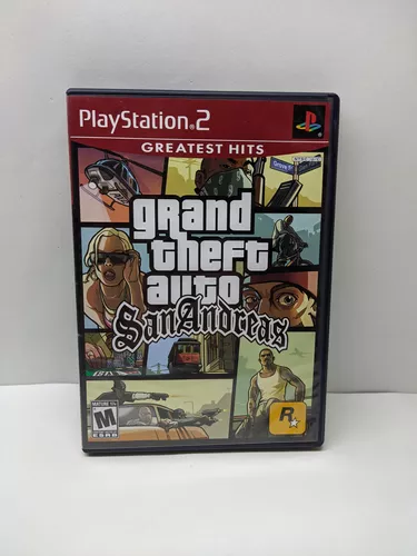 Jogo Grand Theft Auto: San Andreas (Greatest Hits) PS2 novo em