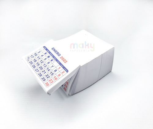 Taco Calendario Mini (100 Unidades) 2022