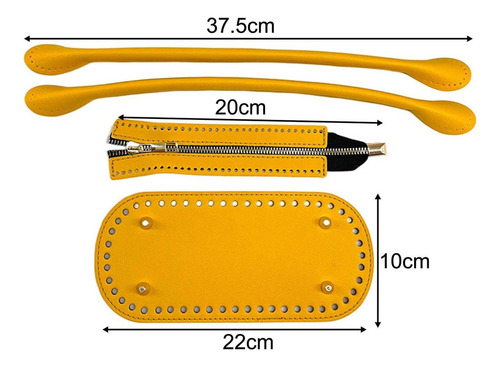 Zz Conjunto De Ganchillo Tejido 3 Uds Bolsa Cojín Base