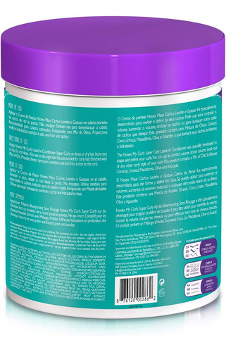 Novex My Curls Super Curly Deep Acondicionador Dejar En - 35