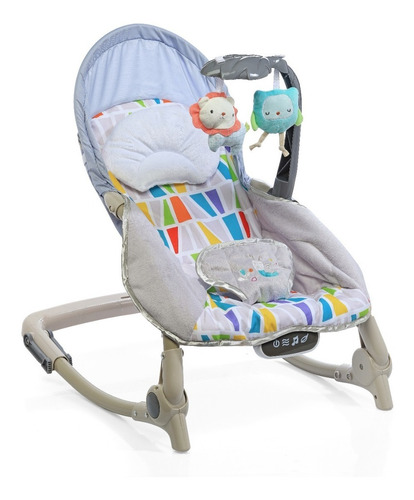 Silla Mecedora Bebe C/ 3 Posiciones Vibracion Y Musica 18 Kg