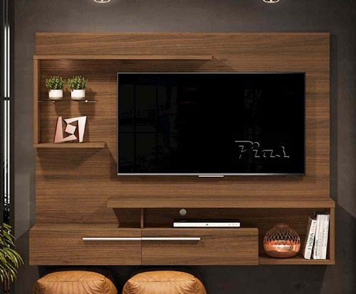 Panel Flotante Modular Rack Mueble Tv Lcd! Luminaria Led! 