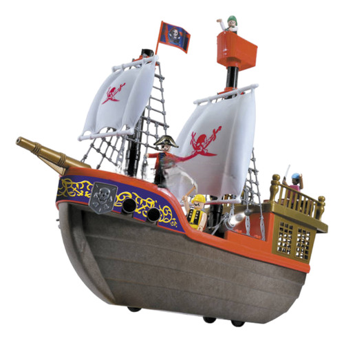 Barco Pirata Con Muñecos El Duende Azul 6442 Tipo Playmobil